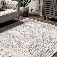 nuLOOM Arlena Vintage Traditional Area Rug 7' 6" x 9' 6" Gray