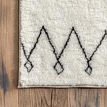 nuLOOM Bev Moroccan Machine Washable Shag 5' x 8' Area Rug
