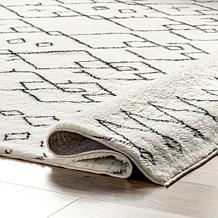 nuLOOM Bev Moroccan Machine Washable Shag 6' x 9' Area Rug