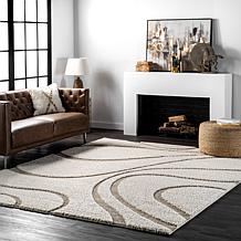 nuLOOM Carolyn Modern Shag Area Rug - 7' 10" x 10' Cream