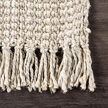nuLOOM Daniela Farmhouse Chunky Jute Area Rug - 5' x 7' 6" Off White