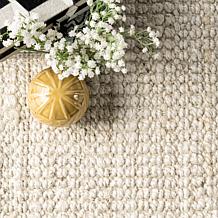 nuLOOM Daniela Farmhouse Chunky Jute Area Rug - 6' x 9' Off White