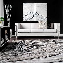 nuLOOM Drea Marble Abstract 4' 3" x 6' 3" Area Rug