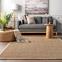 nuLOOM Elijah Farmhouse Seagrass Area Rug 6' x 9' Beige