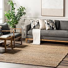 nuLOOM Hailey 6' x 9' Hand Woven Jute Area Rug
