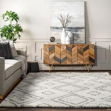 nuLOOM Iola Geometric Shag 5' 3" x 7' 6" Area Rug 