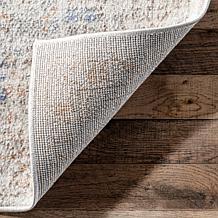 nuLOOM Jacquie Vintage Floral Area Rug - 2' 6" x 6' Silver