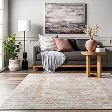 nuLOOM Jacquie Vintage Floral Area Rug - 2' 6" x 6' Silver