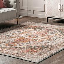 nuLOOM Justine Vintage Medallion 4' x 6' Area Rug 