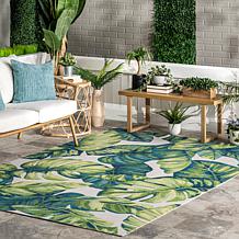 nuLOOM Lisa Floral Indoor/Outdoor 4' x 6' Area Rug