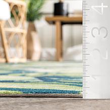 nuLOOM Lisa Floral Indoor/Outdoor 8' x 10' Area Rug 