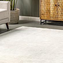 nuLOOM Loni Solid Machine Washable Shag 8' x 10' Area Rug