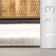 nuLOOM Loni Solid Machine Washable Shag 8' x 10' Area Rug