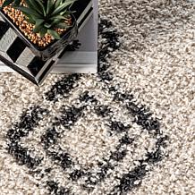 nuLOOM Mackie Moroccan Tasseled Shag 4' x 6' Area Rug
