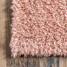 nuLOOM Marlow Machine Washable Shaggy Faux Sheepskin 6' x 9' Area Rug