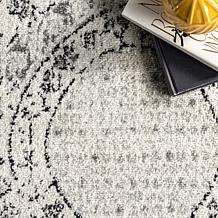 nuLOOM Minta Vintage Transitional Area Rug - 6' 7" x 9' Grey