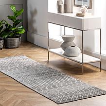 nuLOOM Moroccan Blythe Area Rug - 2' 8" x 8' Dark Gray