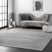 nuLOOM Moroccan Blythe Area Rug - 6' 7" x 9' Dark Gray