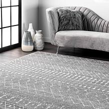 nuLOOM Moroccan Blythe Area Rug - 8' x 10' Dark Gray
