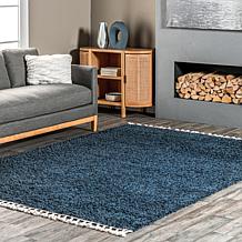 nuLOOM Neva 4' x 6' Modern Tasseled Shag Area Rug
