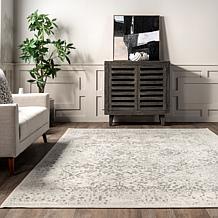 nuLOOM Odell Faded Vintage Area Rug - 6' 7" x 9' Ivory