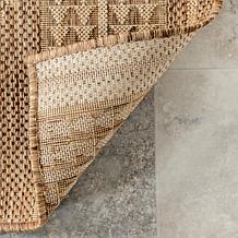 nuLOOM Ranya Tribal Indoor/Outdoor Area Rug 4' x 6' Light Brown