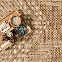 nuLOOM Ranya Tribal Indoor/Outdoor Area Rug 5' x 8' Light Brown