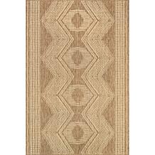 nuLOOM Ranya Tribal Indoor/Outdoor Area Rug 6' 7" x 9' Light Brown