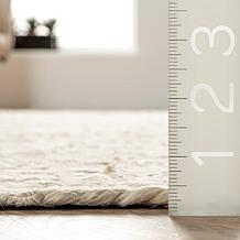 nuLOOM Rigo Hand Woven Farmhouse Jute Area Rug - 3'x5' Off White