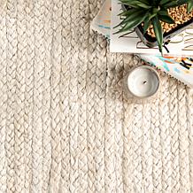 nuLOOM Rigo Hand Woven Farmhouse Jute Area Rug - 8' x 10' Off White
