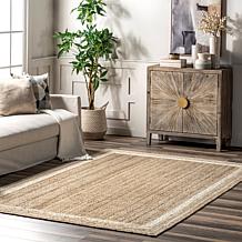nuLOOM Rikki Coastal 3' x 5' Braided Jute Area Rug