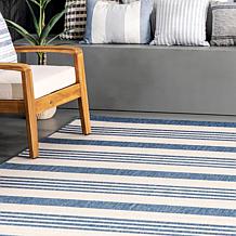 nuLOOM Robin 5' 3" x 7' 6" Multi Stripe Indoor/Outdoor Area Rug   
