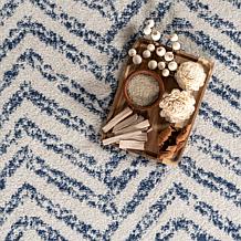 nuLOOM Rosanne Transitional Striped Area Rug - 2' 6" x 6' Blue
