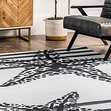 nuLOOM Starfish Machine Washable 5' x 8' Area Rug