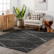 nuLOOM Thigpen Contemporary Area Rug-6' 7" x 9' Dark Gray