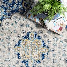 nuLOOM Verona Vintage Persian Area Rug - 2' 8" x 8' Blue