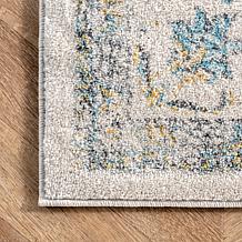 nuLOOM Verona Vintage Persian Area Rug - 2' 8" x 8' Blue