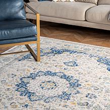 nuLOOM Verona Vintage Persian Area Rug - 4' x 6' Blue