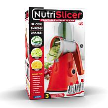 Nutrislicer 3-in-1 Rotating Mandoline & Countertop Food Slicer/Grater