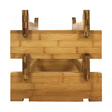 Oceanstar 18 Bottle Stackable Bamboo Wine Rack