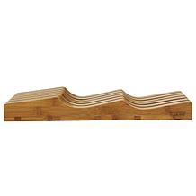 Oceanstar In Drawer Bamboo Knife Organizer
