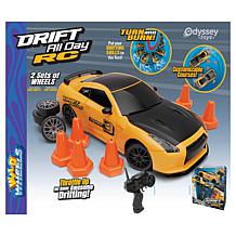 Odyssey Toys Drift All Day RC Car with Cone Course