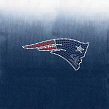 Officially Licensed Littlearth NFL One Size Dip Dye Poncho - Patriots