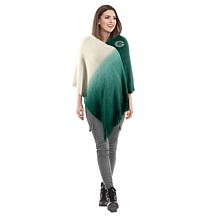 Officially Licensed Littlearth NFL One Size Dip Dye Poncho - Packers