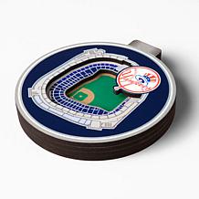 Officially Licensed MLB 3D StadiumView Ornament 2-Pack - Yankees 