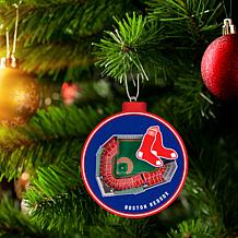 Officially Licensed MLB 3D StadiumView Ornament 2-Pack - Red Sox