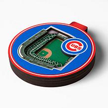 Officially Licensed MLB 3D StadiumView Ornament 2-Pack - Cubs 