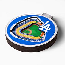 Officially Licensed MLB 3D StadiumView Ornament 2-Pack - Dodgers