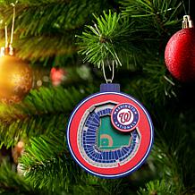 Officially Licensed MLB 3D StadiumView Ornament 2-Pack - Nationals