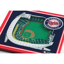 Officially Licensed MLB 3D StadiumViews Coaster Set - Minnesota Twins